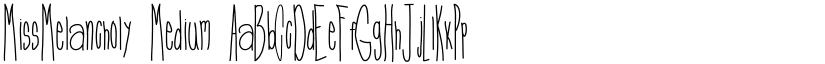 MissMelancholy font download