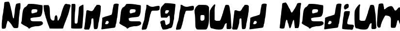 NewUnderground Medium font