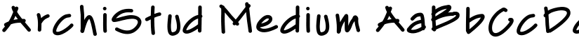 ArchiStud Medium font
