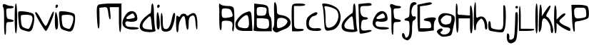Flovio Medium font