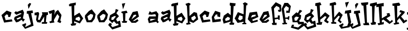 Cajun Boogie font