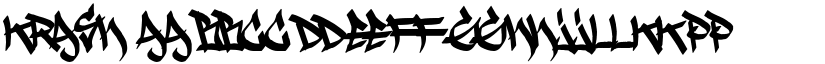 Krash font
