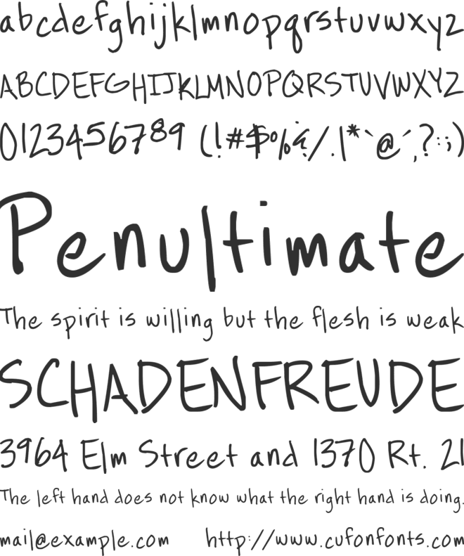 Bees Burts font preview