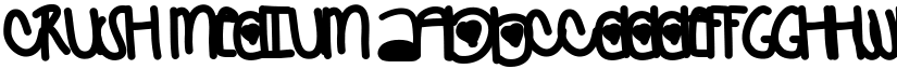 Crush Medium font