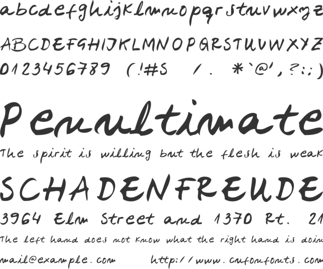 belenpison font preview