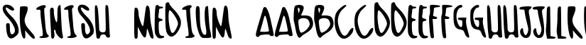 skinish Medium font