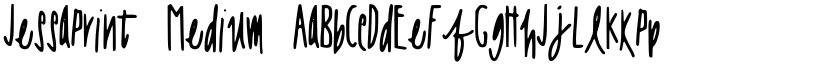 JessaPrint Medium font