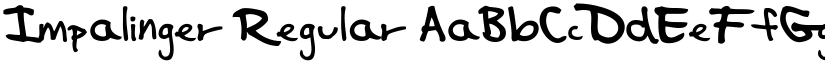 Impalinger font download