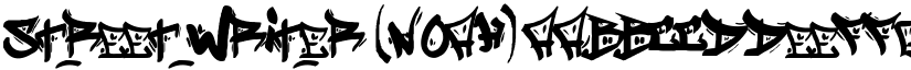 Street Writer (noah) font