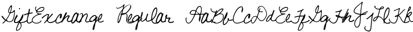 GiftExchange font download