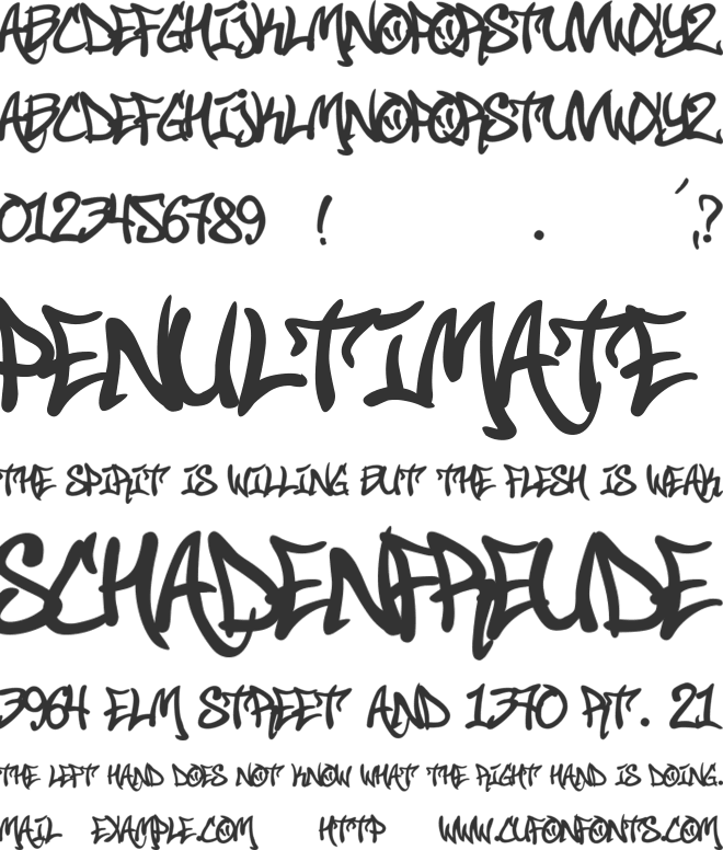 Street Soul font preview