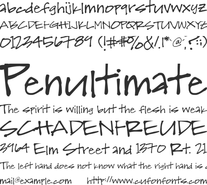 Skwirl font preview
