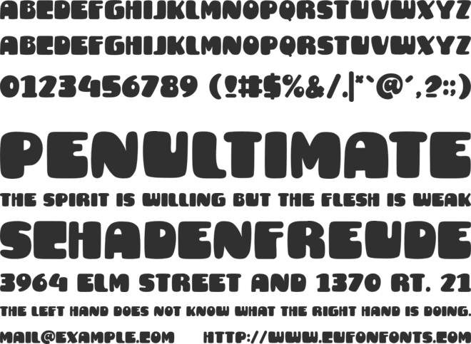 Moulin font preview