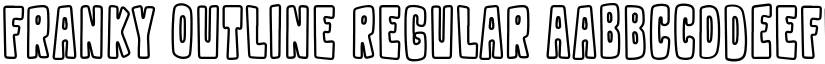 Franky Outline Regular font