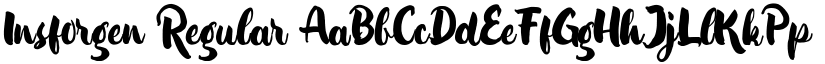 Insforgen Regular font