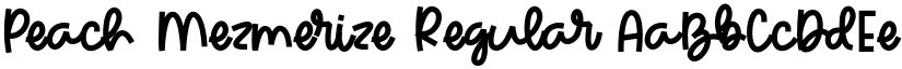 Peach Mezmerize font download