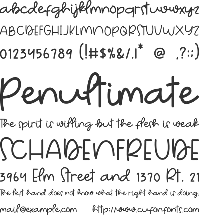 Floral Botanical font preview