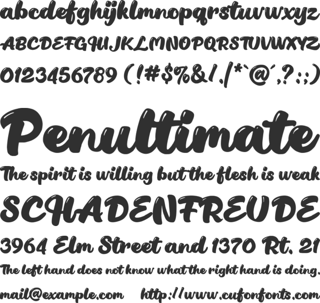 Pirate of the Seaside Bubbles font preview