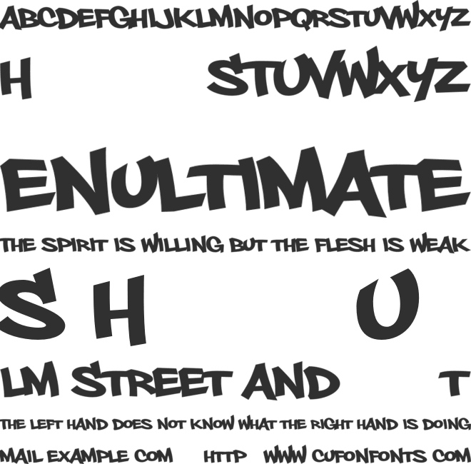 Philly Sans font preview