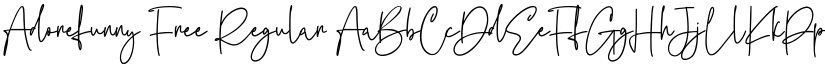 Adorefunny Free Regular font