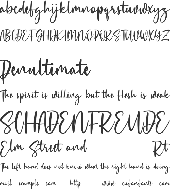 Monesstry Free font preview