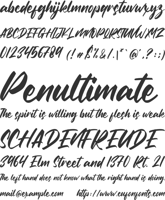 Dreamer Addict font preview