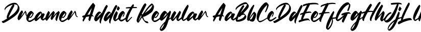 Dreamer Addict Regular font