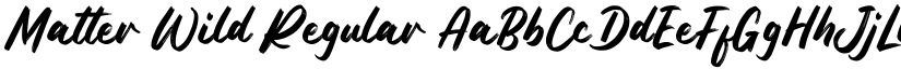 Matter Wild font download