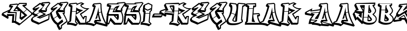 Degrassi-Regular font