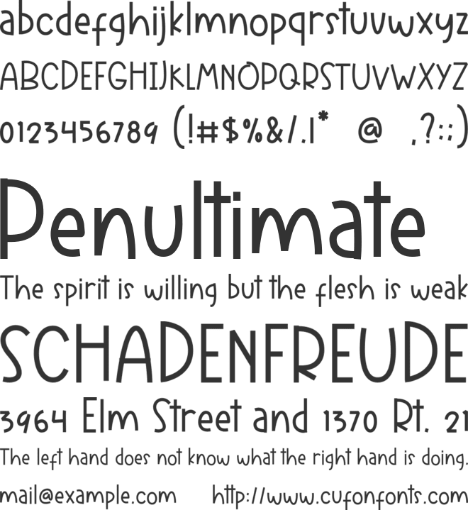 Blooming Flowers font preview