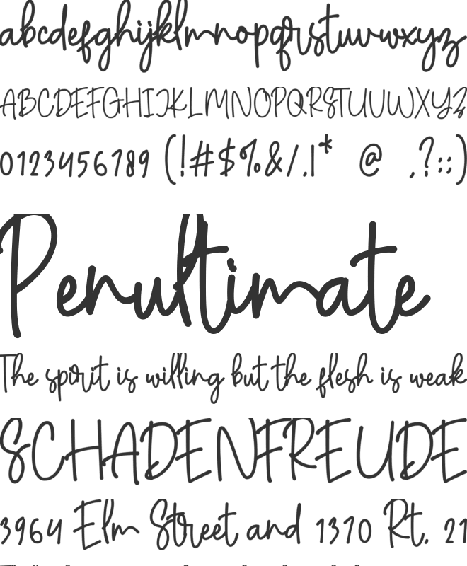 AmalisthicaAnastasya font preview