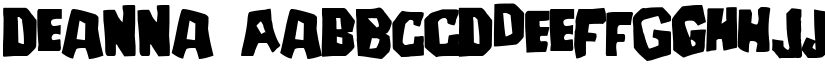 Deanna font