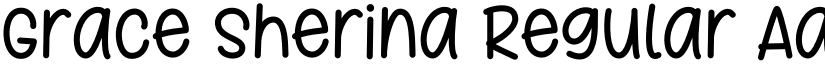 Grace Sherina Regular font