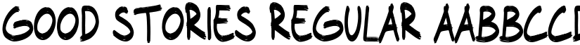 Good Stories Regular font