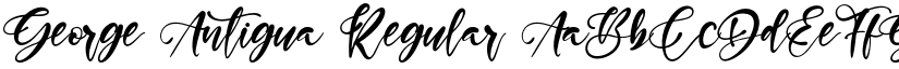 George Antigua Regular font