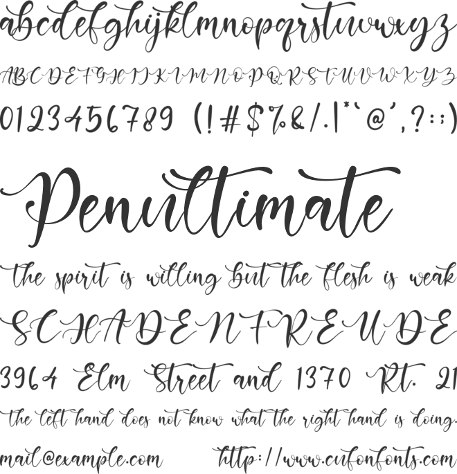 Beatriz Abilla font preview