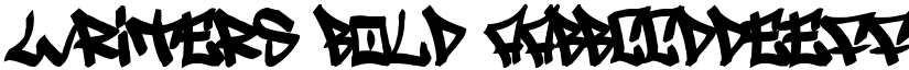 Writers bold font