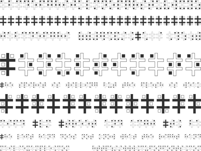 LorraineBraille font preview