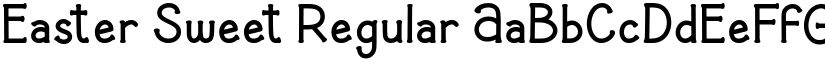 Easter Sweet Regular font