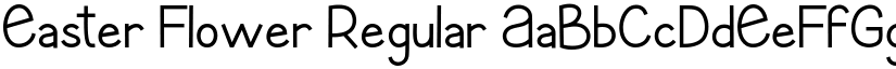 Easter Flower Regular font