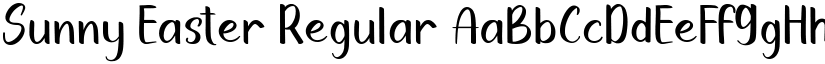 Sunny Easter Regular font