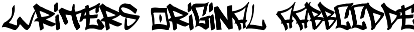 Writers original font