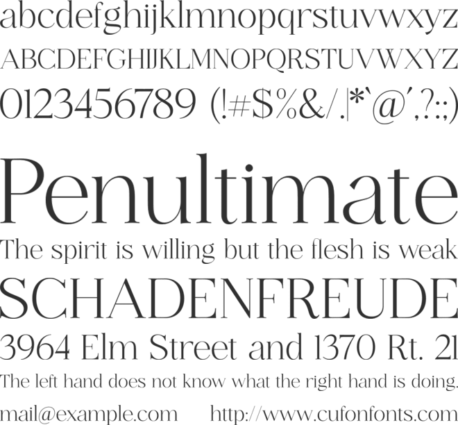 Ethereal font preview