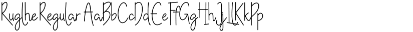 Ruglhe font download