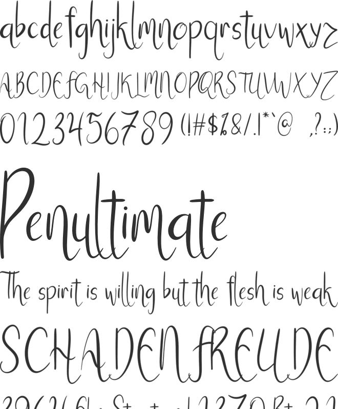 Zagher font preview