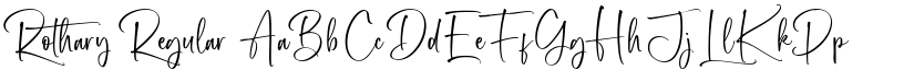 Rothary Regular font