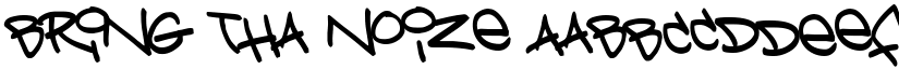 Bring tha noize font
