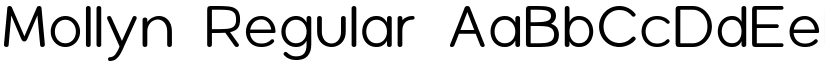 Mollyn Regular font