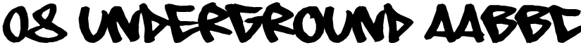 08 Underground font
