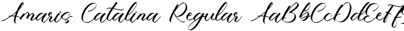 Amaris Catalina Regular font